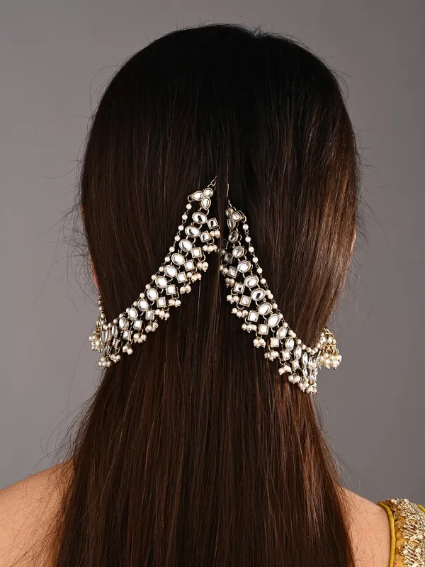 Kundan_&_Beads_double_layered_ear_chains