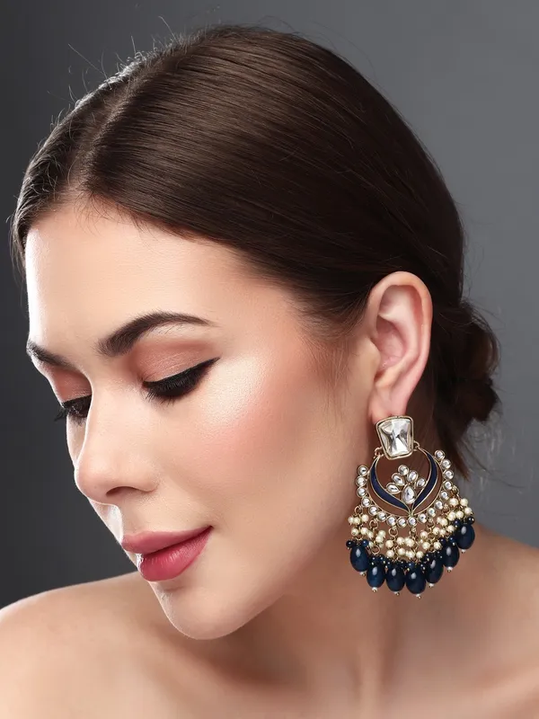 Stone_&_Pearl_Fringe_Statement_Chandbali_Earrings