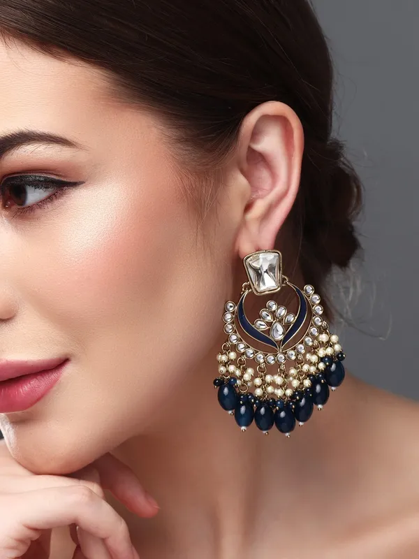 Stone_&_Pearl_Fringe_Statement_Chandbali_Earrings