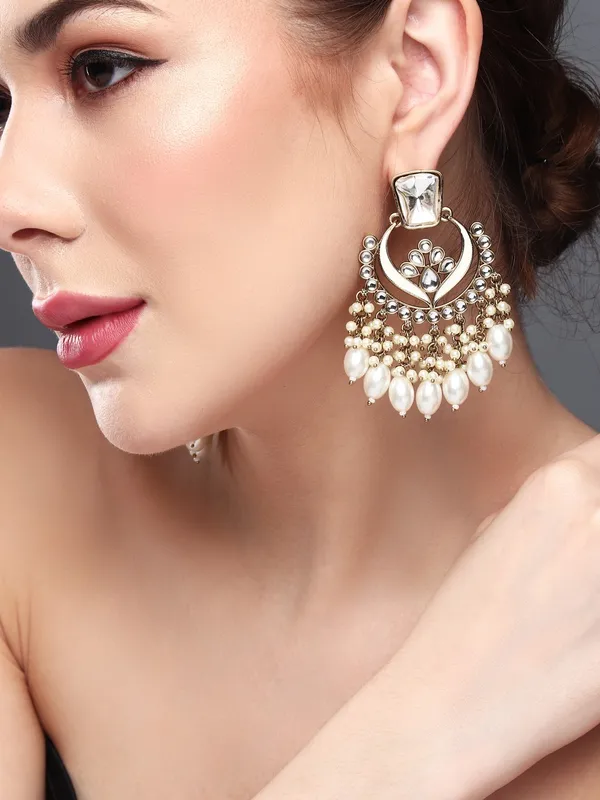 Stone_&_Pearl_Fringe_Statement_Chandbali_Earrings