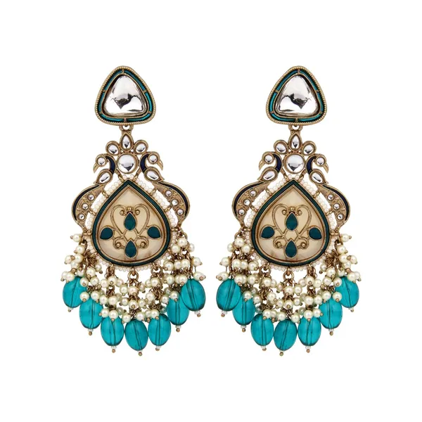 Kundan_Embellished_Pearl_Fringe_Earrings