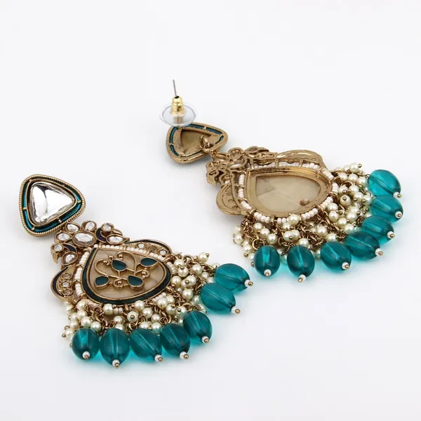 Kundan_Embellished_Pearl_Fringe_Earrings