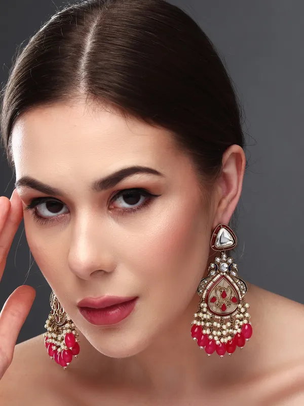 Kundan_Embellished_Pearl_Fringe_Earrings