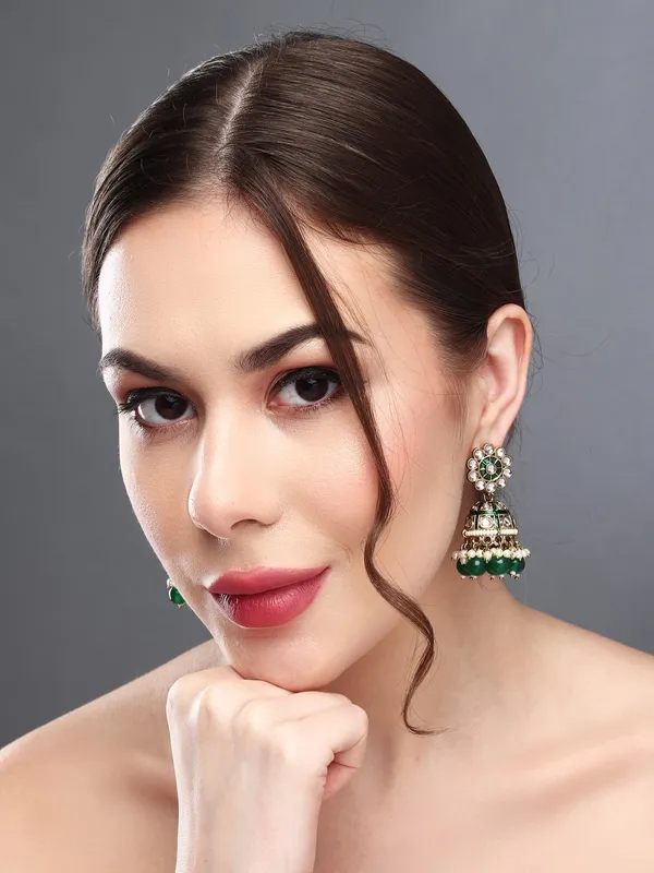 Floral_Kundan_Dome_Jhumka_Earrings