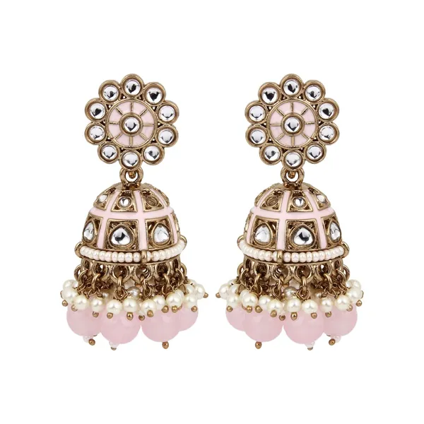Floral_Kundan_Dome_Jhumka_Earrings
