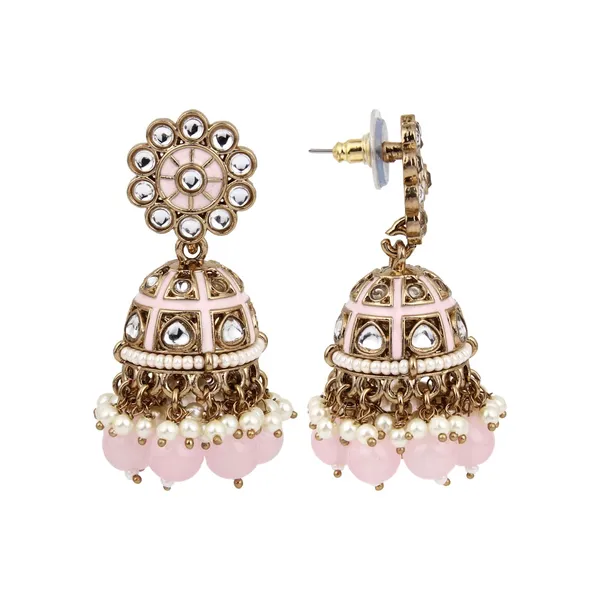 Floral_Kundan_Dome_Jhumka_Earrings