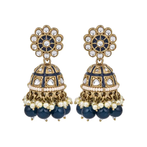 Floral_Kundan_Dome_Jhumka_Earrings