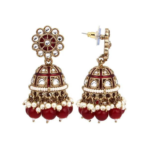 Floral_Kundan_Dome_Jhumka_Earrings
