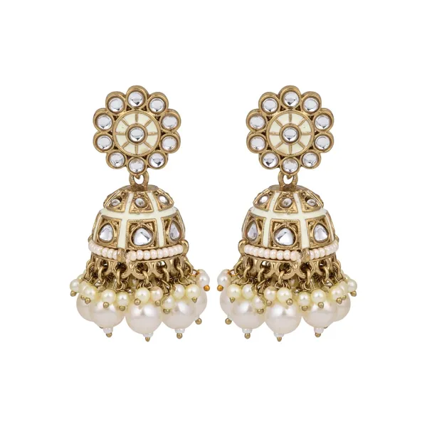 Floral_Kundan_Dome_Jhumka_Earrings
