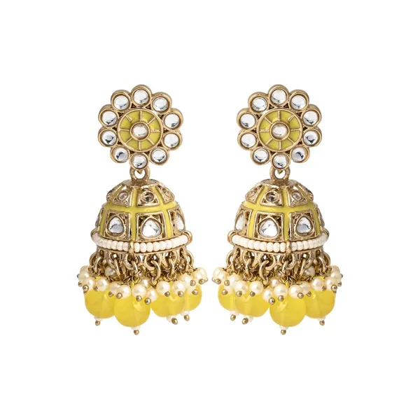 Floral_Kundan_Dome_Jhumka_Earrings