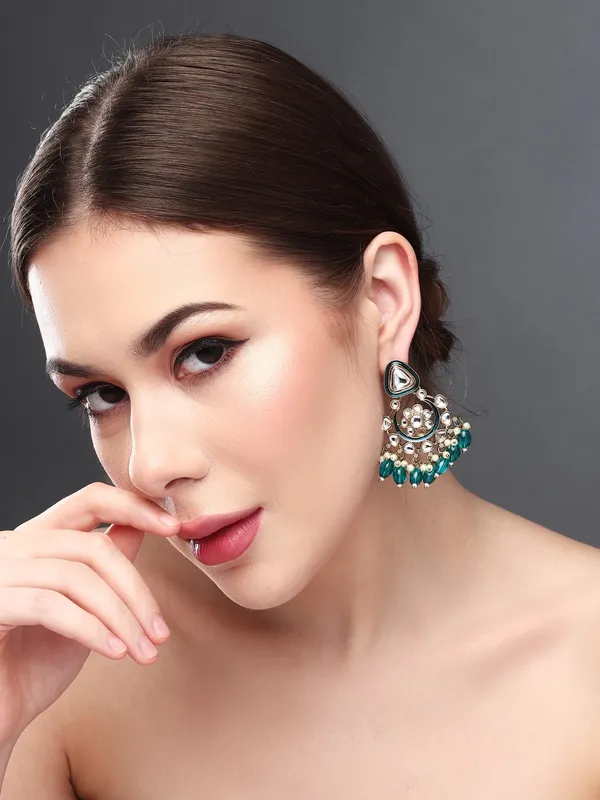 Kundan_Hoop_Pearl_Fringe_Earrings