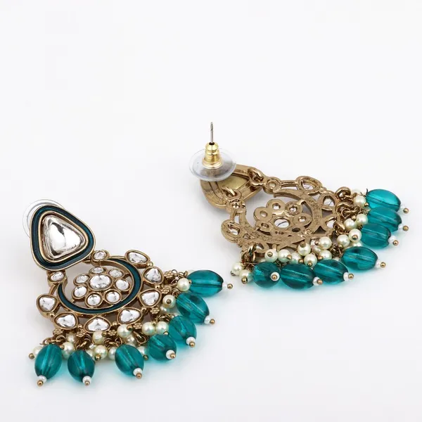 Kundan_Hoop_Pearl_Fringe_Earrings