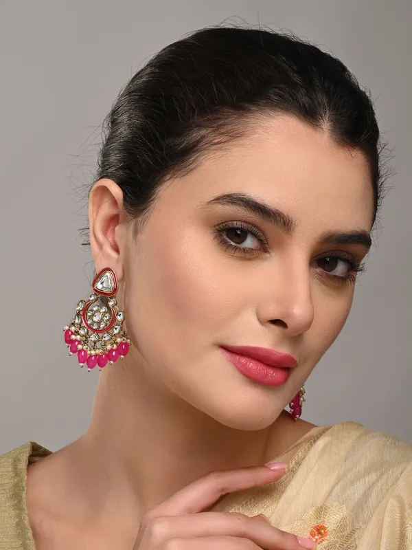 Kundan_Hoop_Pearl_Fringe_Earrings