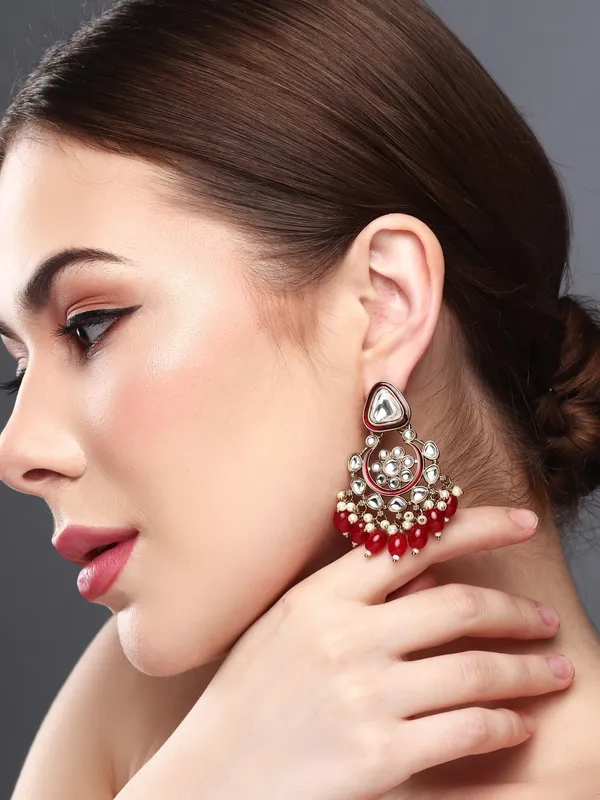Kundan_Hoop_Pearl_Fringe_Earrings
