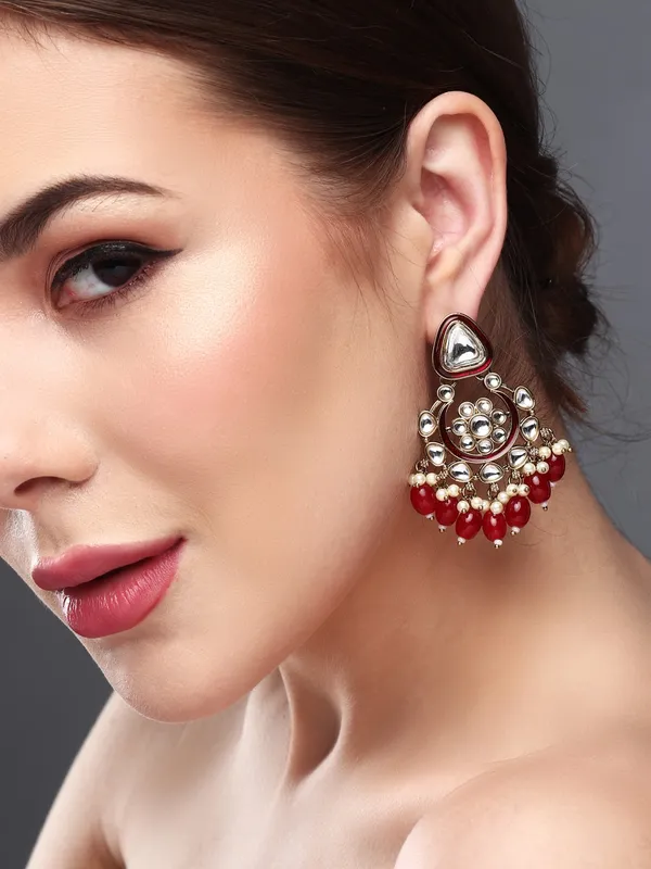 Kundan_Hoop_Pearl_Fringe_Earrings