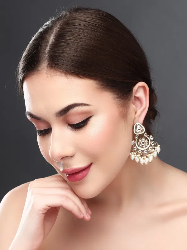 Kundan_Hoop_Pearl_Fringe_Earrings