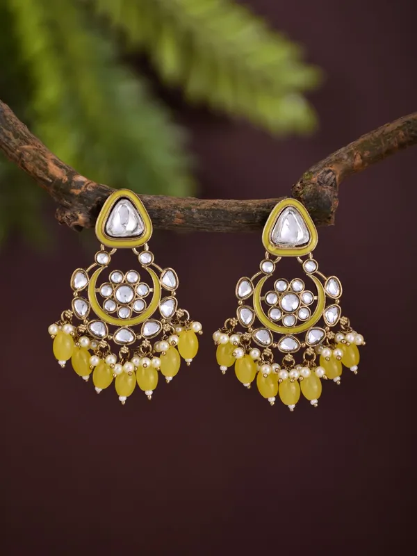 Kundan_Hoop_Pearl_Fringe_Earrings