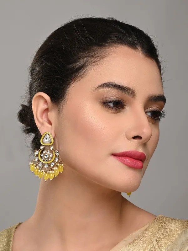 Kundan_Hoop_Pearl_Fringe_Earrings