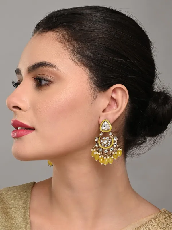Kundan_Hoop_Pearl_Fringe_Earrings