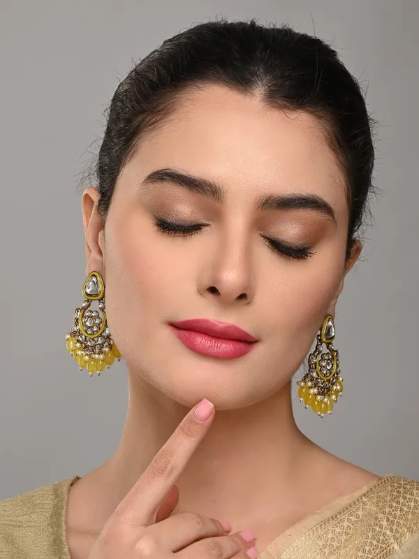 Kundan_Hoop_Pearl_Fringe_Earrings