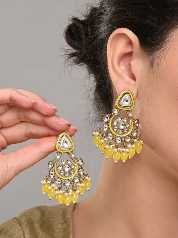 Kundan_Hoop_Pearl_Fringe_Earrings