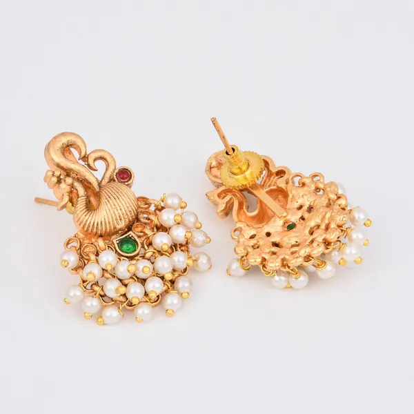 Gold_plated_peacock_Studs