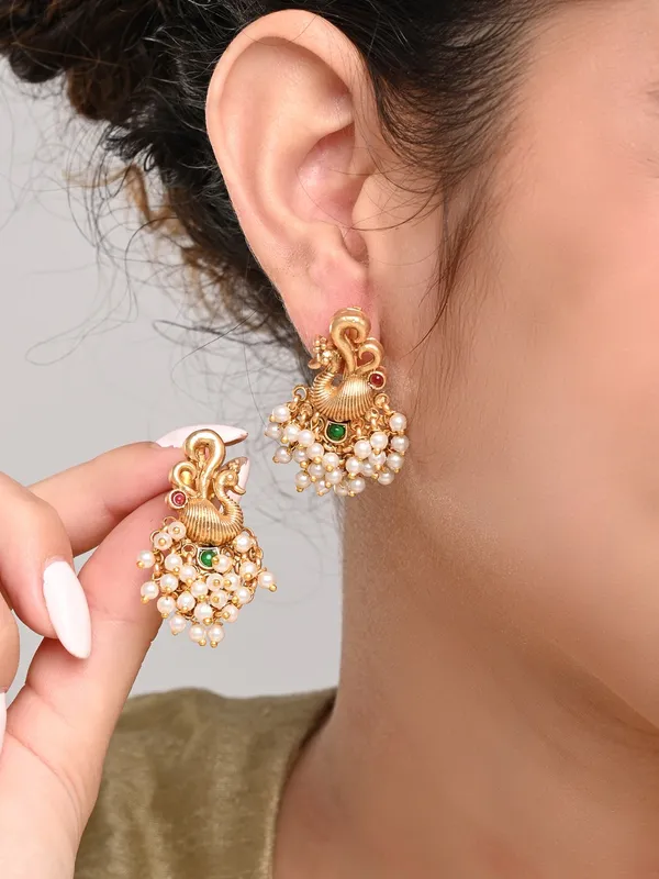 Gold_plated_peacock_Studs