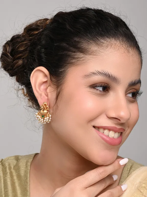 Gold_plated_peacock_Studs
