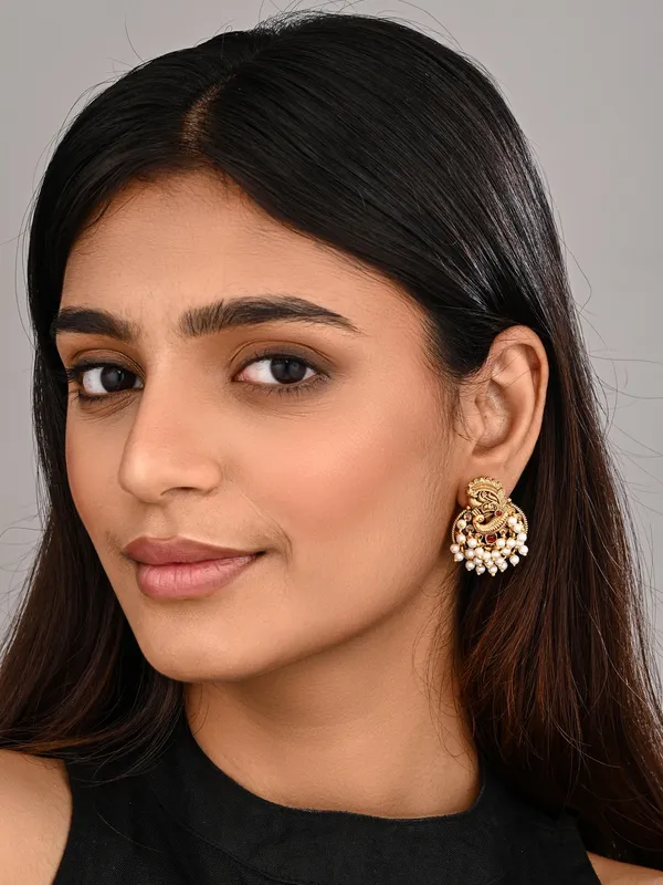 Peacock_Pearl_Stud_Earrings