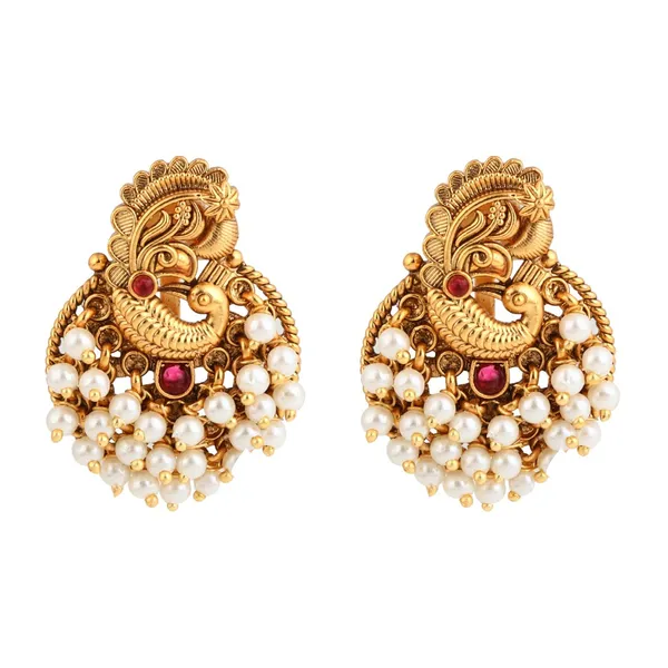 Peacock_Pearl_Stud_Earrings