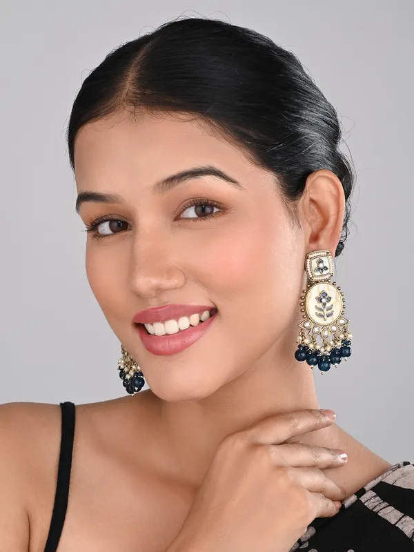 Contemporary_kundan,_MOP_&_Meenakari_Drop_Earring