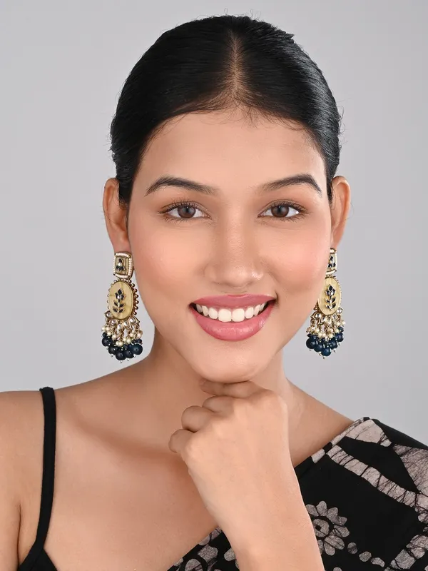 Contemporary_kundan,_MOP_&_Meenakari_Drop_Earring