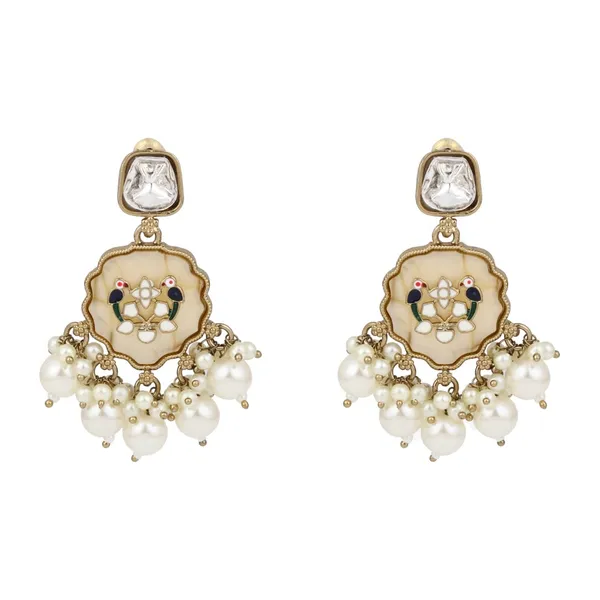 Contemporary_kundan,_MOP_&_Meenakari_Drop_Earring