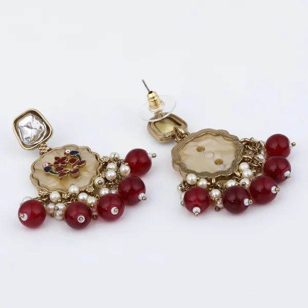 Contemporary_kundan,_MOP_&_Meenakari_Drop_Earring