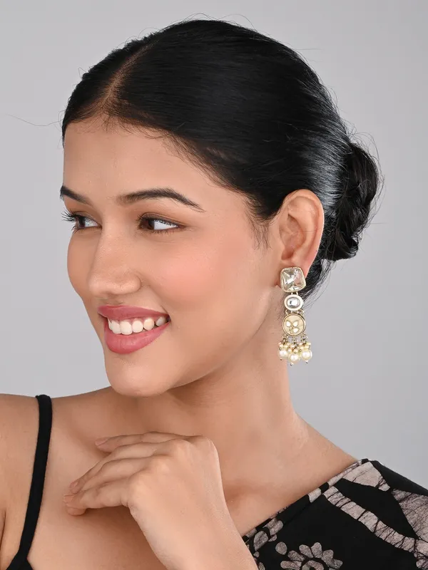 Meenakari_&_Kundan_Drop_Earring_gold_&_white