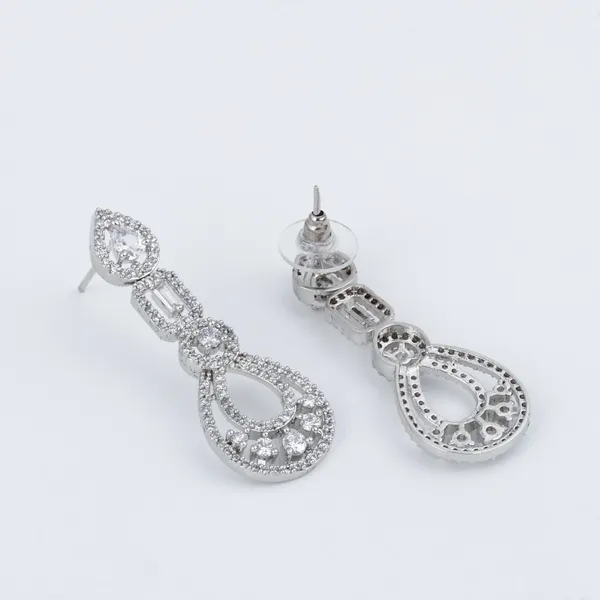 Rhodium-Plated_Teardrop_Earrings