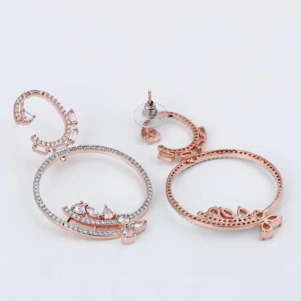Rhodium-Plated_Circular_drop_earring