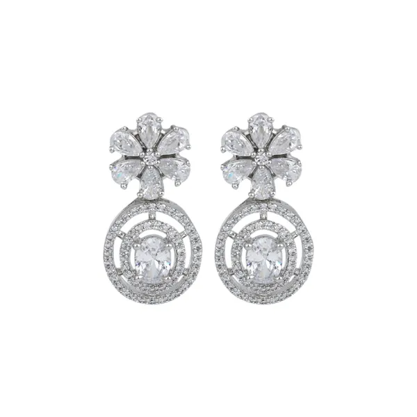 Rose_Gold_Plated_Flower_Oval_Drop_Earring