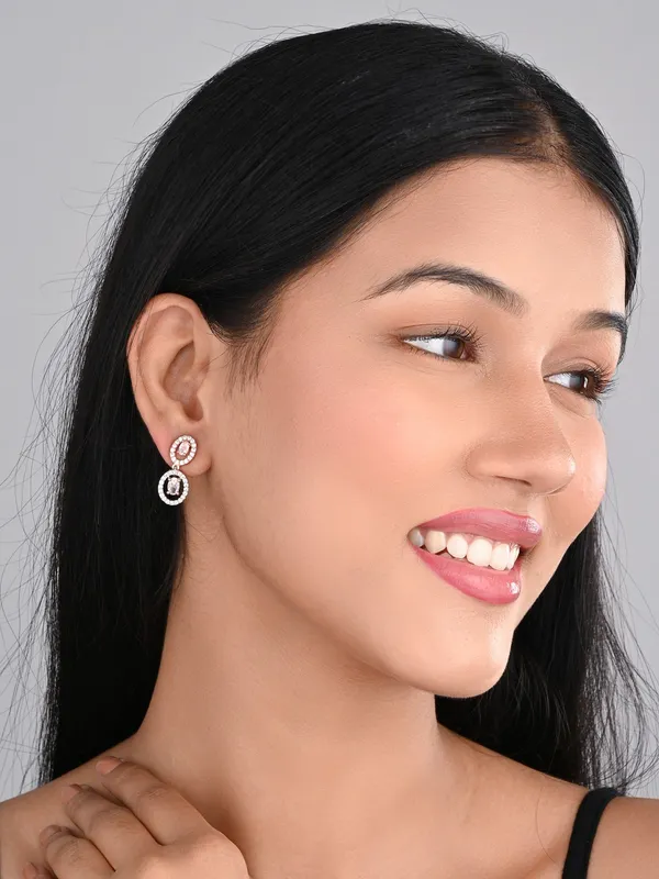 Rhodium_Plated_Oval_Drop_Earring_Silver