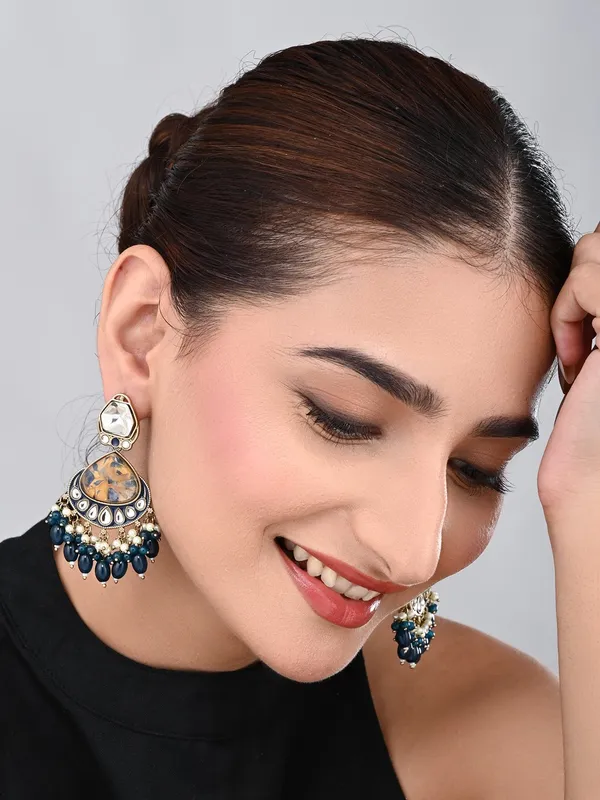 Gold_Plated_Two_Tone_Drop_Earring