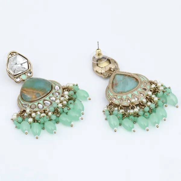 Gold_plated_two_tone_Drop_Earring