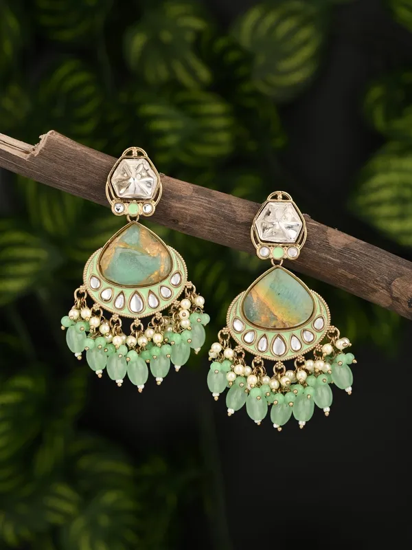 Gold_Plated_Two_Tone_Drop_Earring
