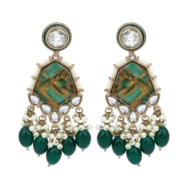 Gold_Plated_Two_Tone_Geometric_Stone_Drop_Earring