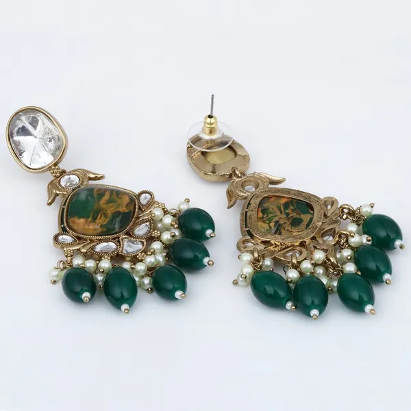 Gold_plated_two_tone_Pear_shaped_stone_drop_earring