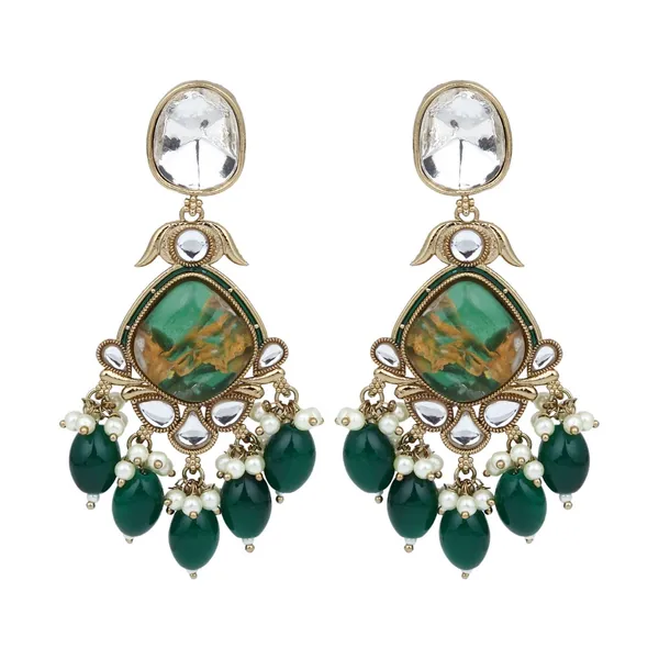 Gold_plated_two_tone_Pear_shaped_stone_drop_earring