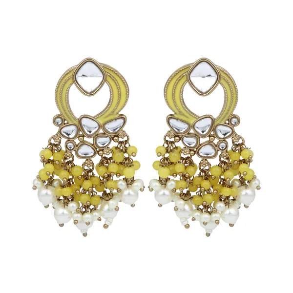 Gold-Plated_Meenakari_Stud_Earrings_with_Kundan_&_Pearl_Cluster_drops