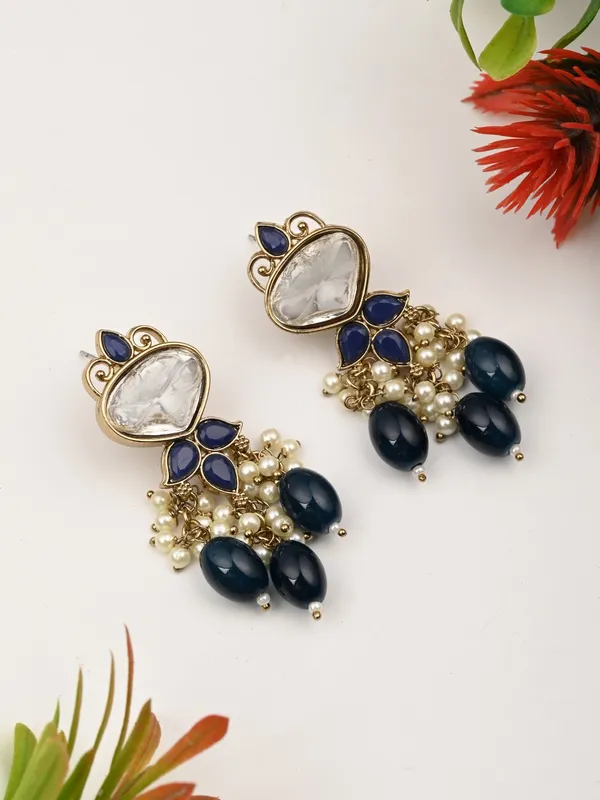 Gold_plated_Kundan_&_Pearl_drop_Earrings