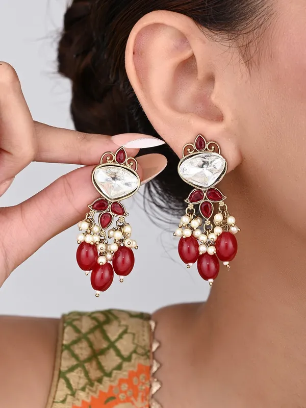 Gold_plated_Kundan_&_Pearl_drop_Earrings