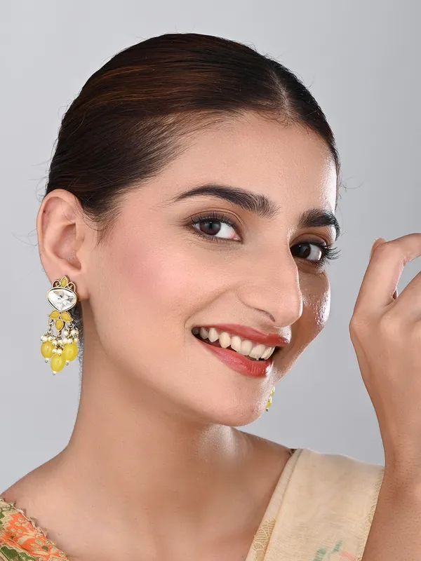 Gold_Plated_Kundan_&_Pearl_Drop_Earrings