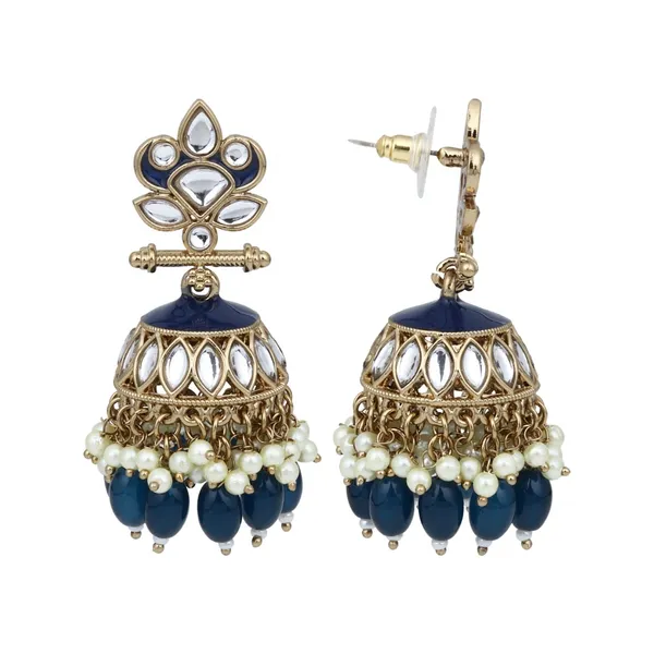Gold_plated_Kundan_&_Meenakari_Jhumka_Earrings